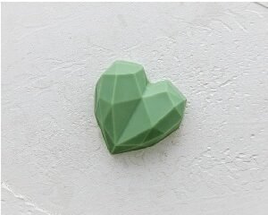 Diamond Love Heart - Garden Green